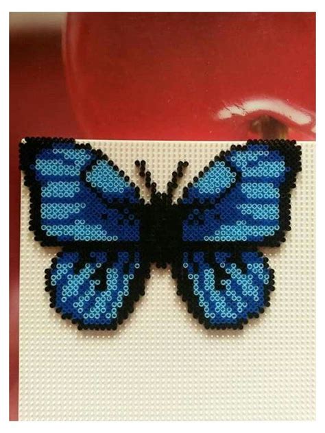 Hama Beads Butterfly Hamabeadsbutterfly Easy Perler Bead Patterns