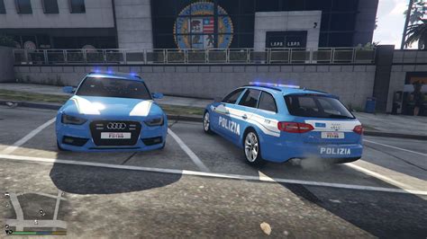 Polizia Stradale Audi A4 Avant Nuova Livrea GTA5 Mods