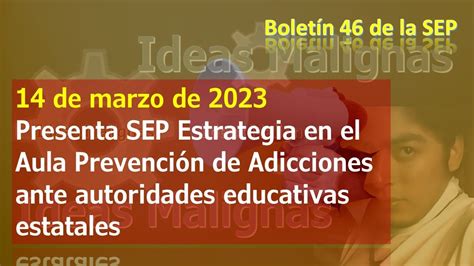 Idm Boletín 46 Sep Estrategia En El Aula Prevención De Adicciones Youtube