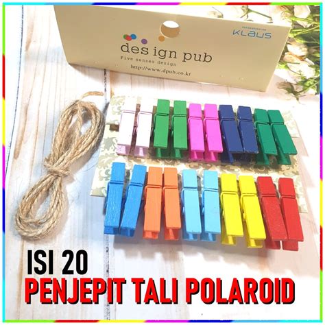 Jual Penjepit Tali Photo Polaroid Aksesoris Photografi Seni Photo