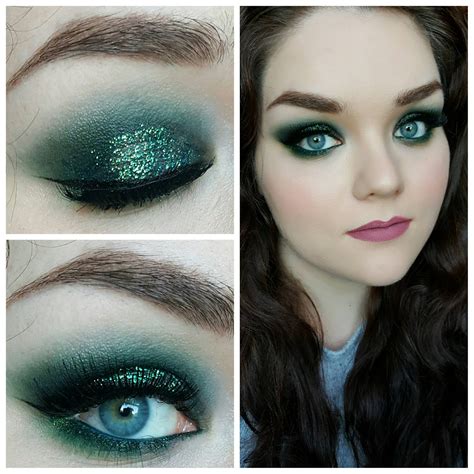 Glittery Green Goddess Makeup Tutorial The Decadence Diaries