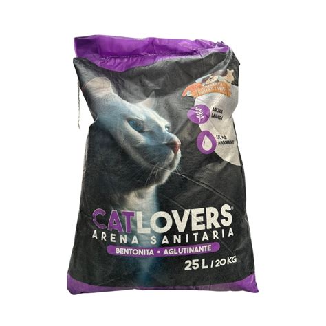 Cat Lovers Arena Sanitaria Aglutinante Aroma Lavanda 20kg