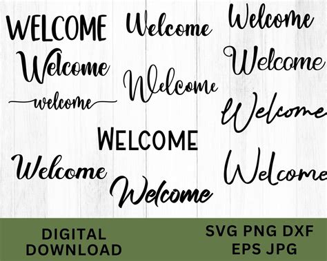 Welcome Svg Bundle, Welcome Signs Png, Welcome Signs Svg, Porch Sign ...