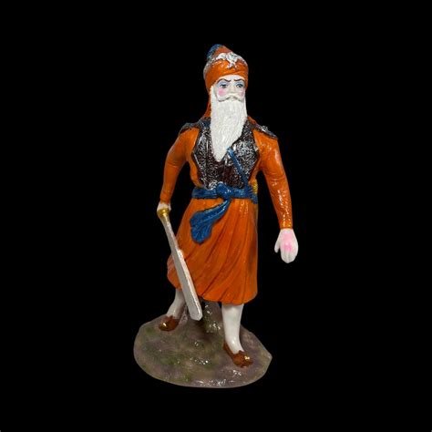 Baba Deep Singh Ji Hand Made Statue Table Top Sikh Home Decor Sikh