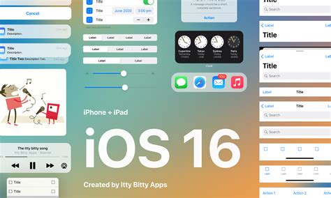 iOS 17 UI Kit (By Itty Bitty Apps) | Figma