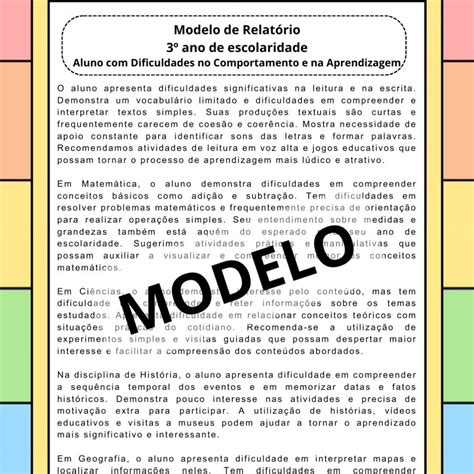 Prof Vivian Rosa On Instagram 20 Modelos De Relatórios Para Alunos