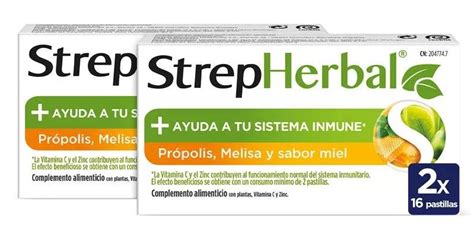 Strepsils Strepherbal Pr Polis Y Miel X Pastillas Chupar Atida