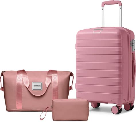 Steve Madden Designer Luggage Collection 3 Piece Softside Expandable Lightweight