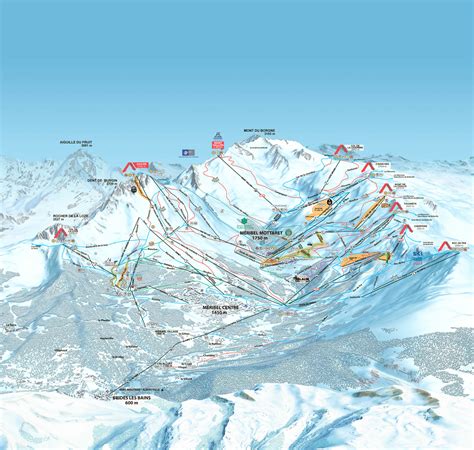 Hotels of Meribel ski resort in France