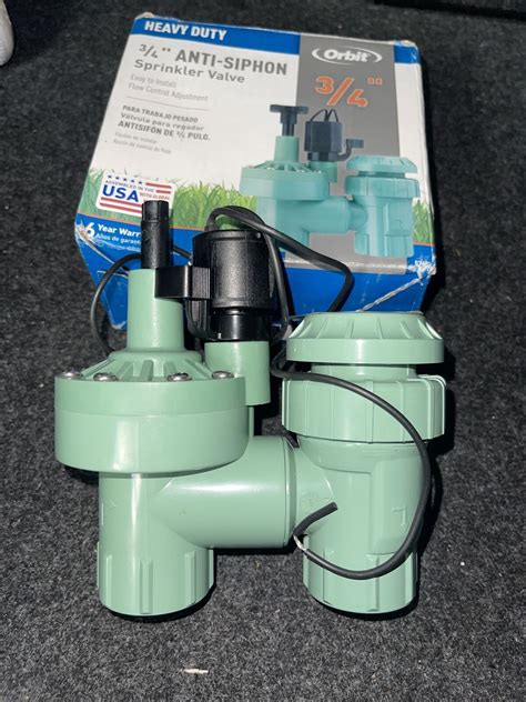 Orbit Heavy Duty Anti Siphon Sprinkler Valve Sealed Ebay