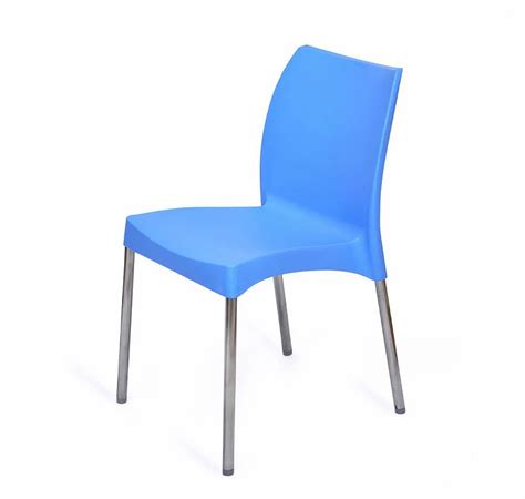 Nilkamal Novella 07 Blue Stainless Steel Chair at Rs 1700 सटनलस