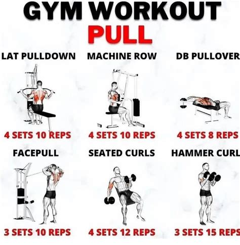 30 Minute Pull Workout Gym Workouts For Men Pull Day Workout Gym