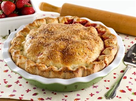 Strawberry Rhubarb Pie Old Fashioned Recipe Thickened With Tapioca