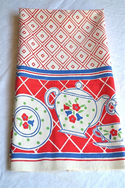 Vintage Tea Towels Aprons Vintage Vintage Tablecloths Vintage Linens