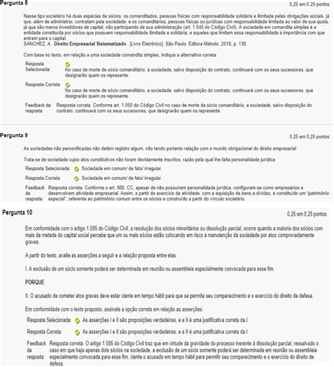 DIREITO EMPRESARIAL ATIVIDADE AVALIATIVA 2 Direito Empresarial I