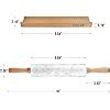 Amazon Zulay Kitchen 17 Inch Marble Rolling Pin With Stand