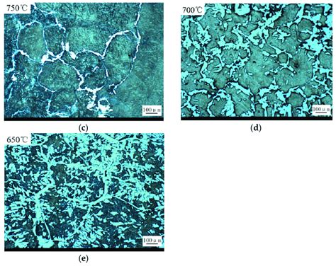 Fracture Microstructures From The Tensile Test At Different