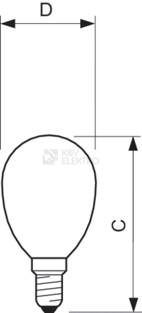 Led Rovka E Philips Classic Filament P W W Tepl B L K