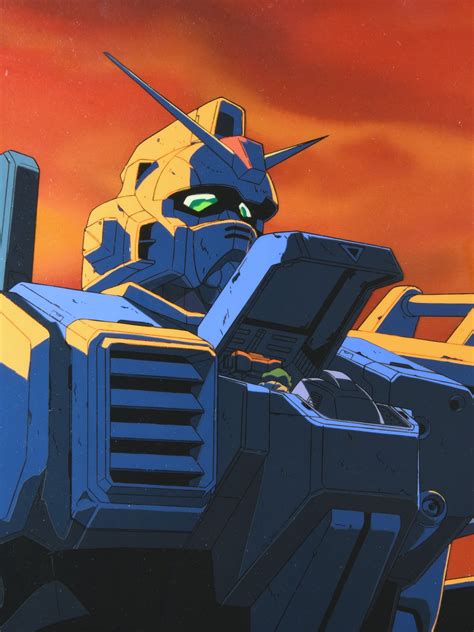 Mobile Suit Gundam The 08th MS Team - Gundam and Shiro in sunrise - Pan ...