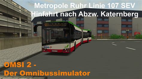 Omsi Metropole Ruhr Linie Sev Hinfahrt Zum Abzw Katernberg Su Iv