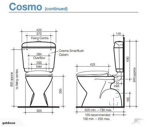 Caroma Cosmo Smartflush Toilet Suite S Trap Toilets Water Closet