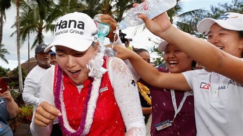 In The Winner S Circle With Minjee Lee At The Lotte Championship Presented By Hershey News