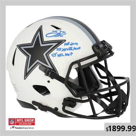 Autographed Dallas Cowboys Emmitt Smith Fanatics Authentic Riddell