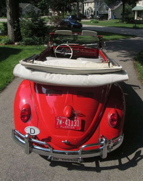 Vw Karmann Convertible Beetle Original Classic Rare For Sale