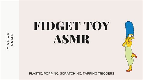 Fidget Toy Asmr Plastic Popping Scratching Tapping Triggers No