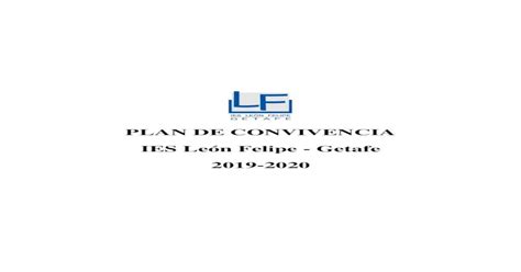 Plan De Convivencia Ies León Felipe Getafe 7 Normas De Convivencia 71 Normas En Aulas 7