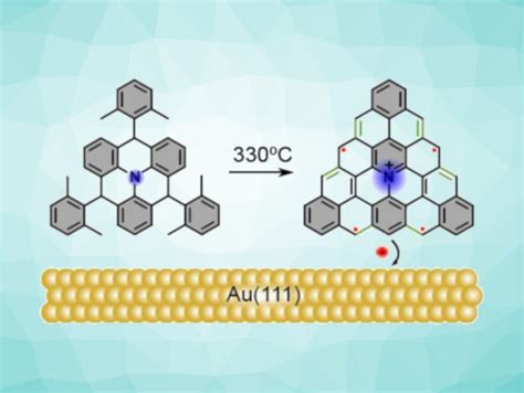 On Surface Synthesis Of A High Spin Aza Triangulene Chemistryviews