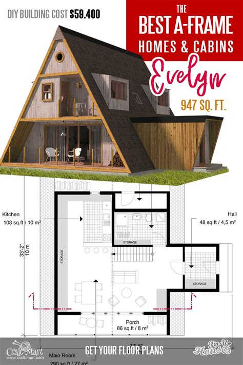 217-A-frame-house-plans-Evelyn - Craft-Mart