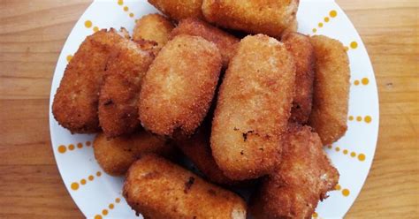 Cocinando en la nube Croquetas de jamón y huevo