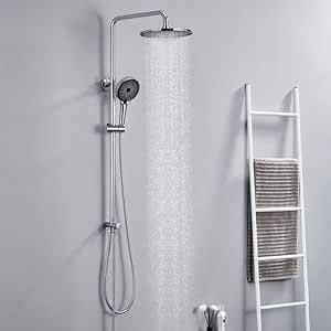 Regendusche Ohne Armatur WOOHSE Edelstahl Duschset Duschsystem Mit 3