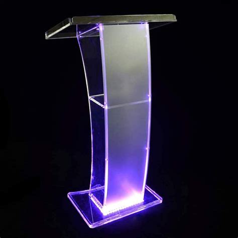 Buy RIMOAL Clear Podium Stand Acrylic Transparent Podium Lectern Clear