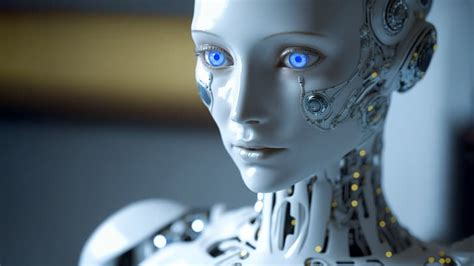 HD wallpaper: AI art, robot, humanoid, women, blue eyes | Wallpaper Flare