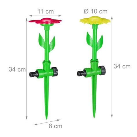 20 X Sprinkler Blume Spritzblume Garten Rasensprenger Kinder Mit