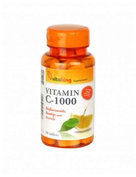 Vitaking C Vitamin 1000mg Acerola Csipkebogyó Bioflavonoid