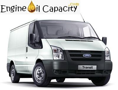 Ford Transit engine oil capacity in quarts – liters 2007-2014 – Engine Oil Capacity for All Vehicles