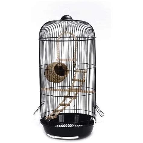 Cage Oiseau Ronde En M Tal Cr Atif Perroquet Canary Luxury Birdcage