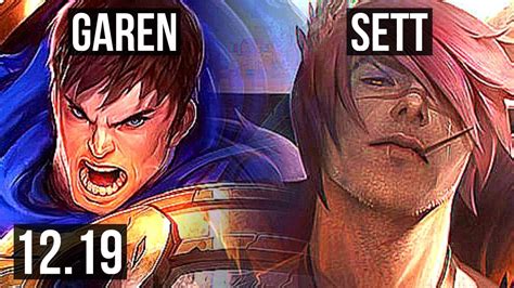 Garen Vs Sett Top 10 1 1 1000 Games 1 5m Mastery Euw Master