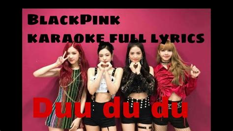 Duu Du Du Lyrics Song Black Pink Full Music Youtube