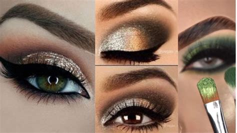 Eye Makeup Tutorial Glittery Smokey Eye Makeup Colorful Bridal