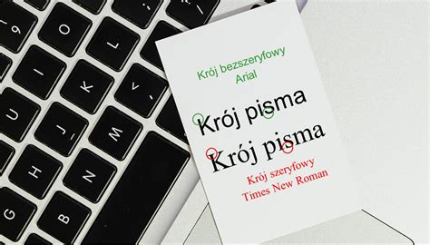 Krój pisma co to jest Kroje czcionek jakie są podstawowe rodzaje