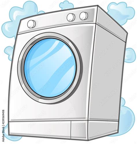 washing machine. Vector clip art illustration Stock Vector | Adobe Stock