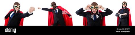 Man Wearing Red Clothing In Funny Concept Stock Photo Alamy