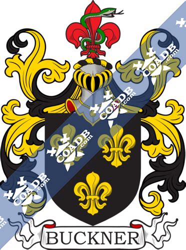 Buckner Family Crest, Coat of Arms and Name History