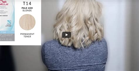 Steps On Toning Bleaching Using Wella T Pale Ash Blonde