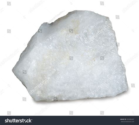 White Quartzite Rock