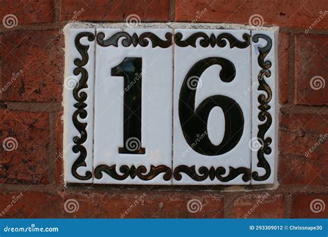 number  door number ceramic plate  black decorative boarder
